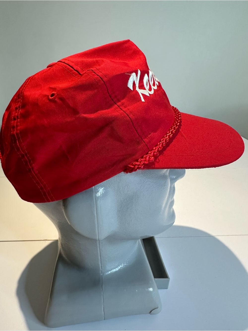 Red Rope-Trim Hat - Picture 5 of 11